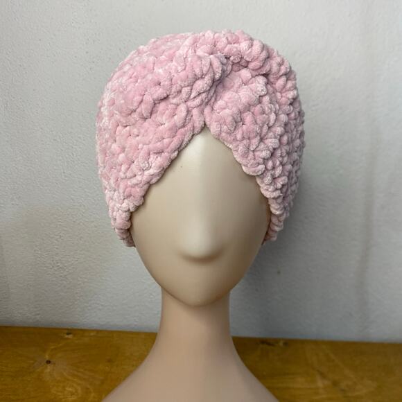 Velvet Ear Warmer Twisted Knitted Headband Women Hairband Winter Holiday Gift - Picture 4 of 5